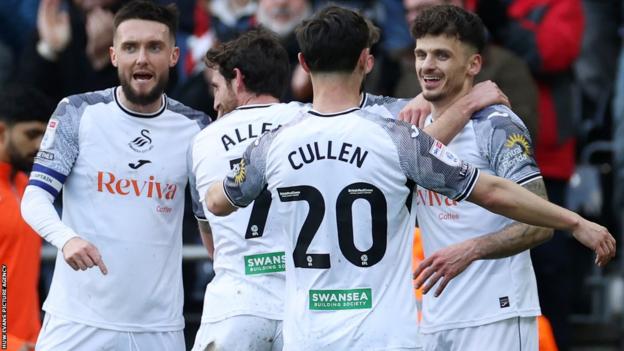 Swansea City 2-1 Blackburn Rovers: Joe Allen and Jamie Paterson on target -  BBC Sport