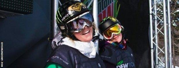 Sarah Burke and Roz Groenewoud