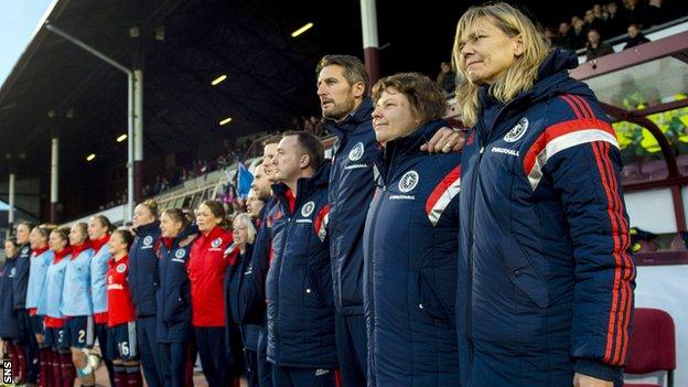 Swedish-born Anna Signeul has been Scotland coach since 2005