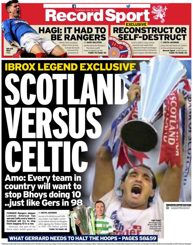 Daily Record back page