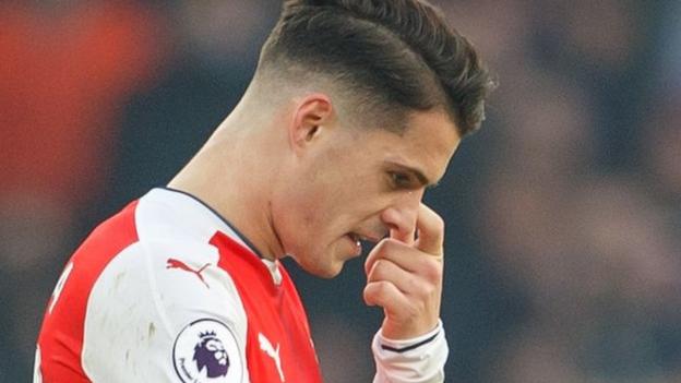 Granit Xhaka: Arsenal player questioned over racial abuse 