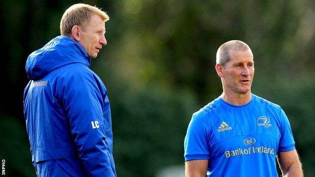 Leo Cullen is in his fourth season as Leinster head coach while Stuart Lancaster joined the backroom team in September 2016