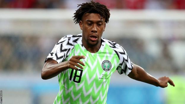 Arsenal and Nigeria's Alex Iwobi