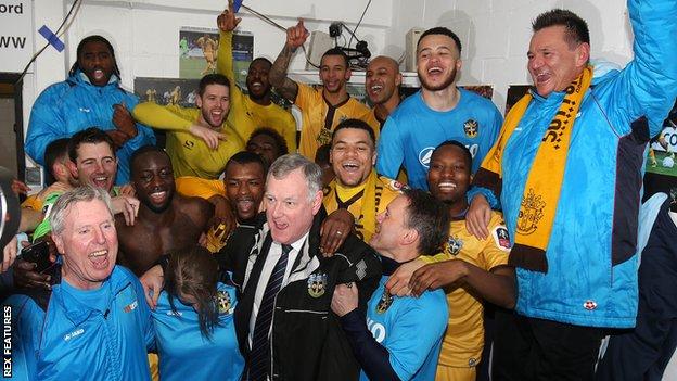 The tie with Arsenal will be Sutton United's seventh game in this season's FA Cup