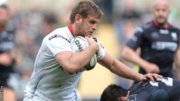 Chris Henry made his Ulster debut against Harlequins in 2009
