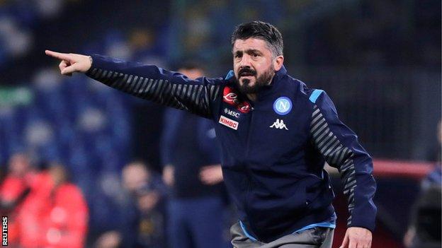 Gennaro Gattuso managing Napoli