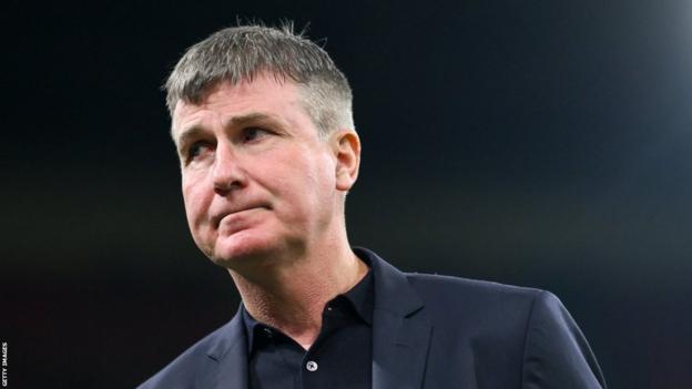 Kenny pictured during the Republic's defeat by the Netherlands on Saturday