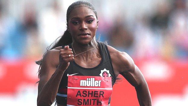 British Olympic Trials Dina Asher Smith Claims Tokyo 100m Spot Bbc Sport