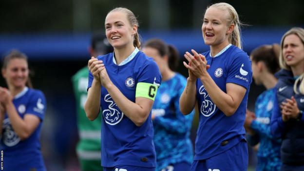 Pernille Harder and Magda Eriksson