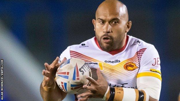 Sam Moa was part of Catalans Dragons' winning Wembley Challenge Cup final side in 2018
