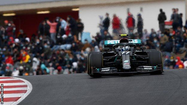 Valtteri Bottas at the 2020 Portuguese GP