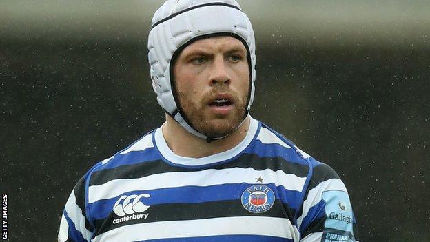 Dave Attwood in action for Bath