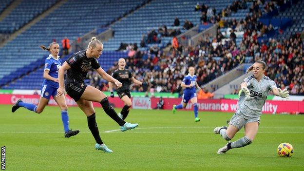 Leicester City 0-4 Arsenal: Jonas Eidevall's Gunners reclaim Women's ...