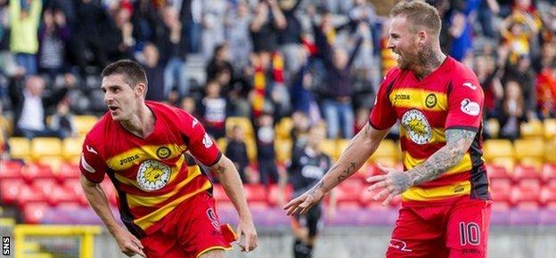 Kris Doolan's double looked to have secured three points for the Firhill side