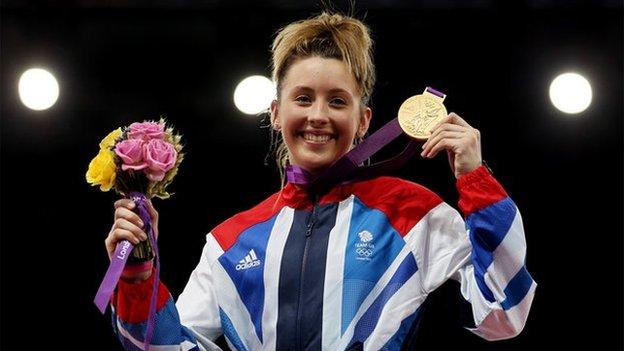 Jade Jones remporte l'or à Londres 2012