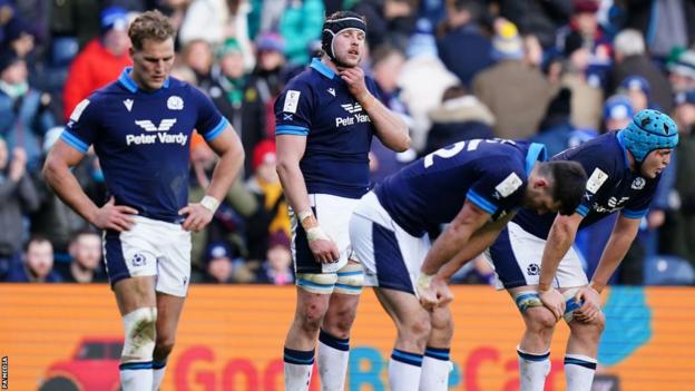 Scotland dejected