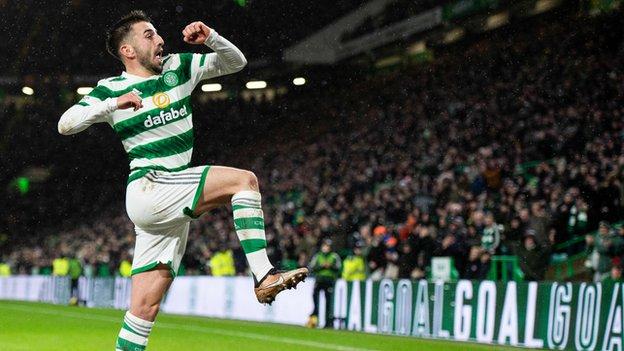 Greg Taylor: From bit-part Celtic left-back to 'player of the season'  candidate - BBC Sport