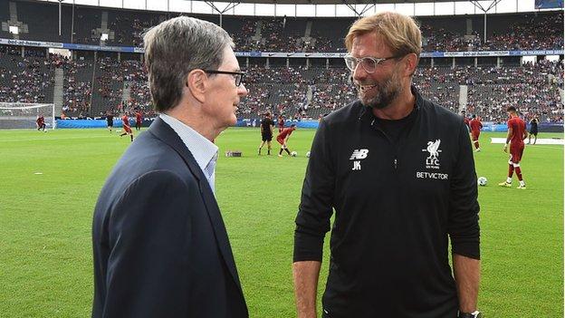 John W Henry with Jurgen Klopp