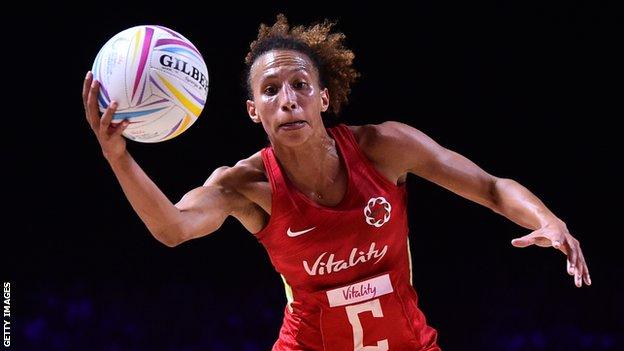 England netball player Serena Guthrie