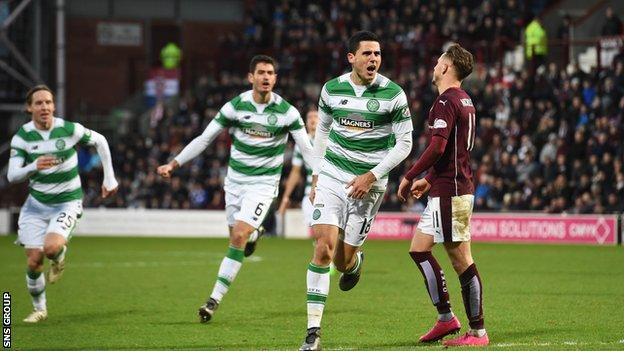 Celtic visit Hearts on Saturday