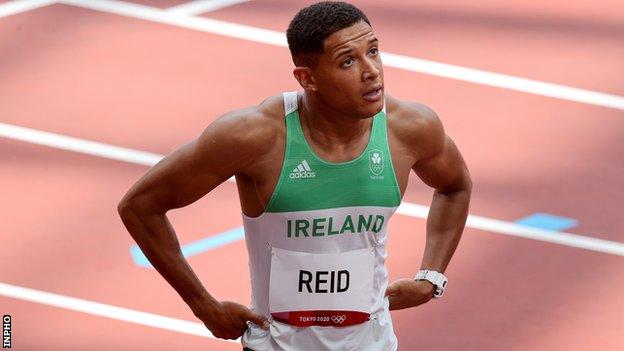 Leon Reid a atteint les demi-finales du 200 m aux Jeux olympiques de l'an dernier