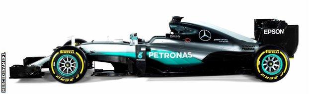 Mercedes new F1 car