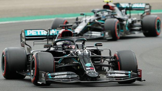 Lewis Hamilton and Valtteri Bottas