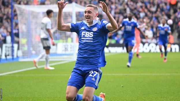 Leicester City celebrate