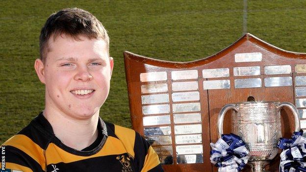 RBAI skipper Rory Adair is one of four captains who could lift the Schools' Cup in March