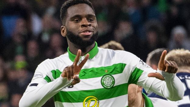 Substitute Edouard’s four-minute double sends Celtic five clear at top