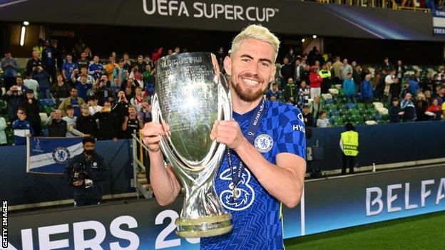 Jorginho Official UEFA Champions League Back Signed Chelsea 2021