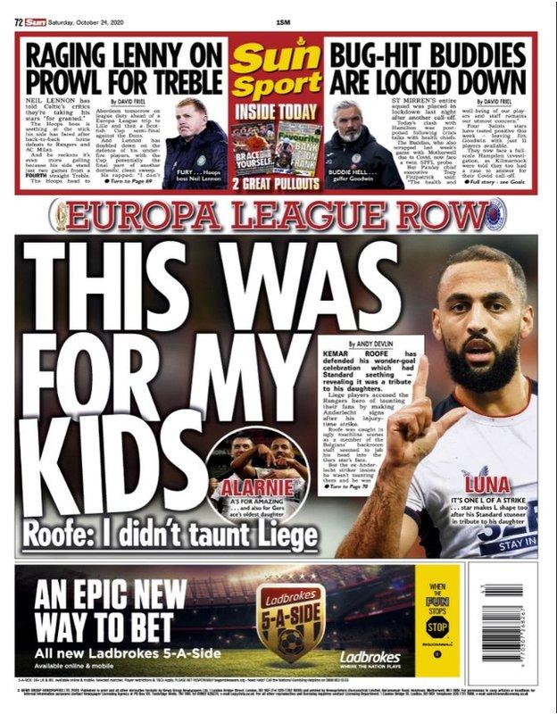 Sun back page