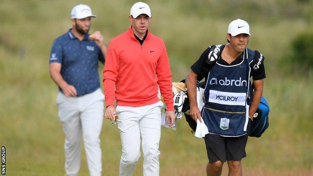 Rory McIlroy at the Scottish Open