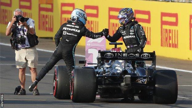 Lewis Hamilton and Valtteri Bottas