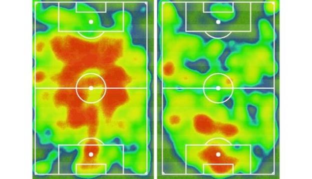 Liverpool v West Brom heat map