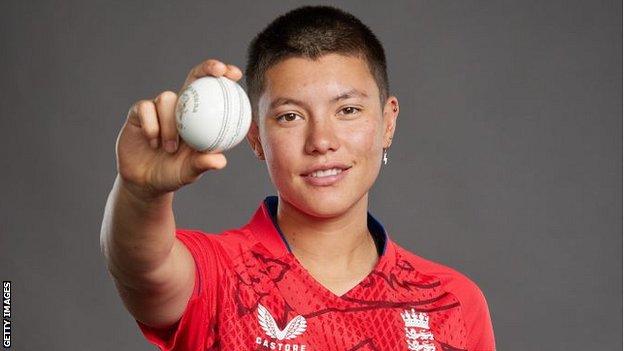 England pace bowler Issy Wong