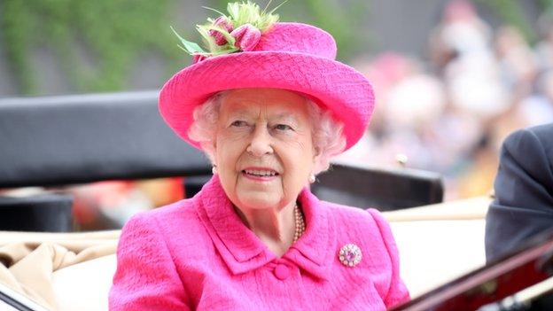 The Queen at 2017 Royal Ascot