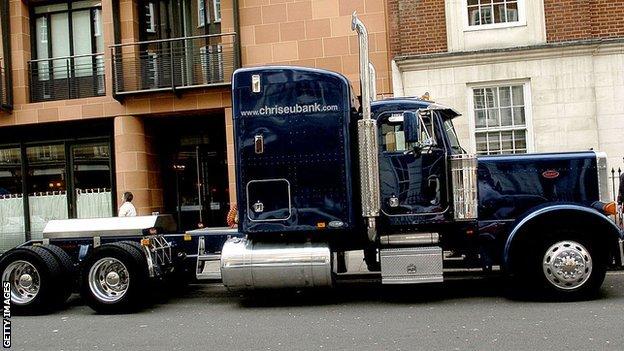 Boxer Chris Eubank's truck from 2006