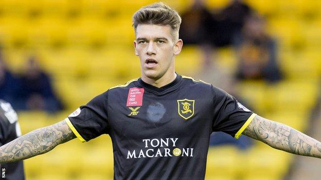 Livingston midfielder Josh Mullin