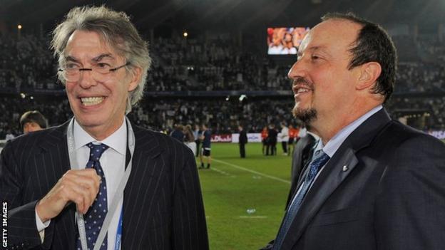 Rafael Benitez won the Club World Cup and the Supercoppa Italiana at Inter Milan