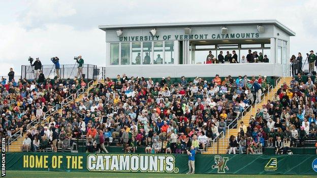 Vermont Green will play their home games at the university's Virtue Field, in Burlington