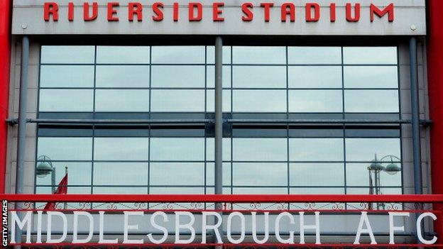 Middlesbrough's Riverside Stadium