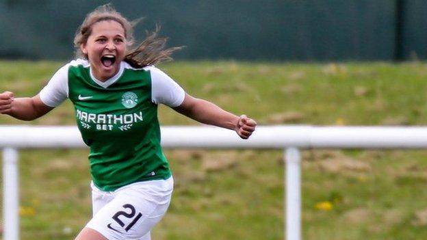 SWPL: Three players sent off off for Celtic as Hibs earn late win