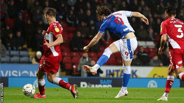 Blackburn's Sam Gallagher stepped up to the goalscoring plate in the absence of Rovers top scorer Ben Brereton Diaz, who is on international duty with Chile