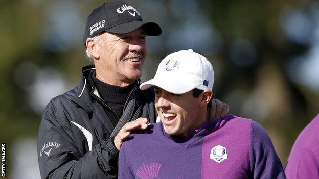 Pete Cowen and Rory McIlroy