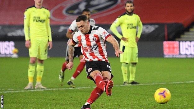 Sheffield United 1 0 Newcastle Blades Gain First League Win Of Season Bbc Sport