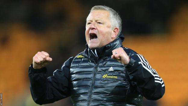 Chris Wilder during his time as Sheffield United boss