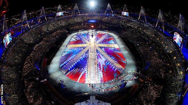 London 2012 closing ceremony