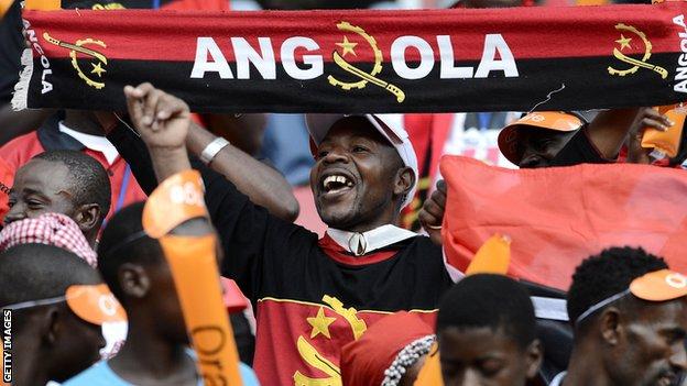 Angola football fans