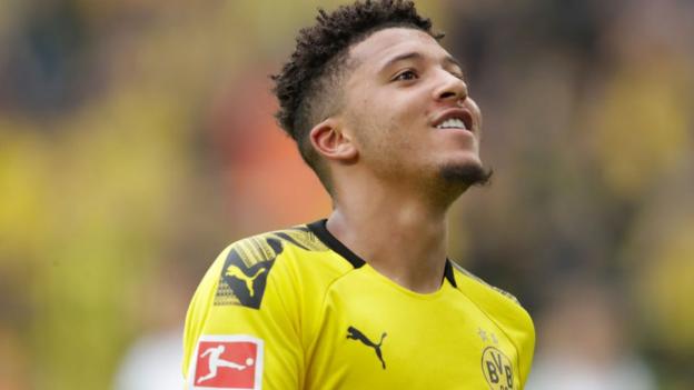 Jadon Sancho: Borussia Dortmund's England winger agrees new £190k-a-week contract